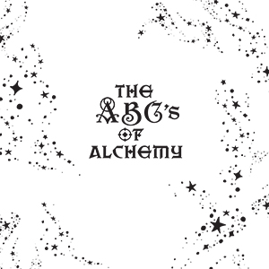 Image of Elisabeth Harding's digital media book, The ABC's of Alchemy.